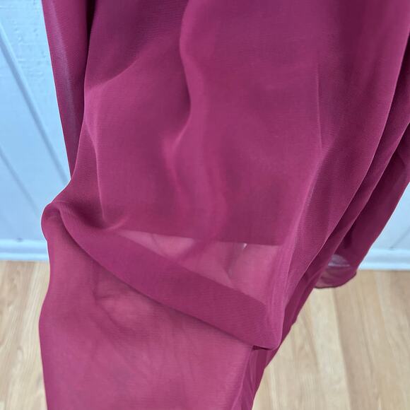 Express Mini Babydoll Dress Fairy Goth Grunge Women Red Cocktail Party Size XS - Picture 3 of 8